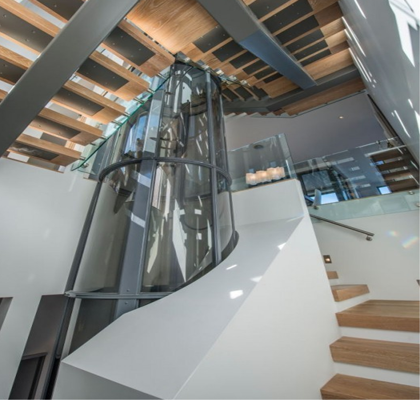 Free Standing Pneumatic Vacuum Elevators for Homes